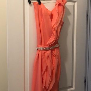 Vera Wang Bridesmaid Dress- Coral color